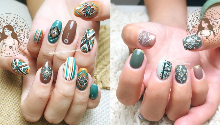 春夏美甲款式2023_夏天美甲款式